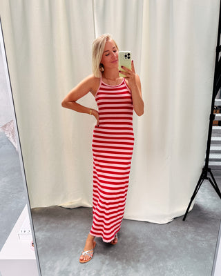 PINK LEMONADE STRIPE DRESS - By Lenz