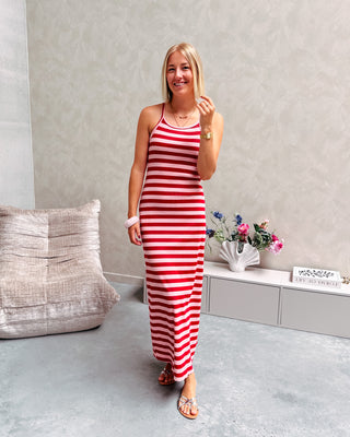 PINK LEMONADE STRIPE DRESS - By Lenz