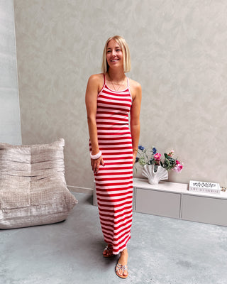 PINK LEMONADE STRIPE DRESS - By Lenz