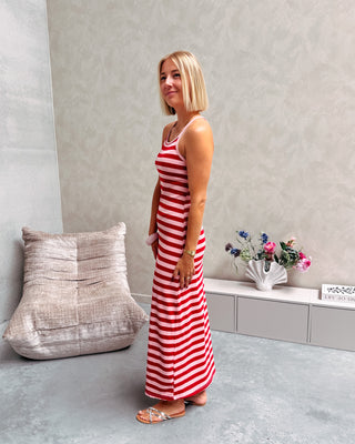 PINK LEMONADE STRIPE DRESS - By Lenz