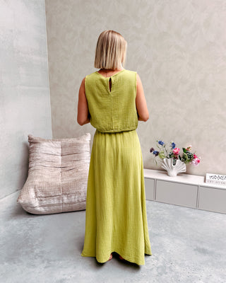 POP OF SUN SET - OLIVE GREEN - By Lenz