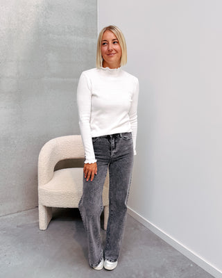 CUTEST SOFT BASIC KNIT - ECRU - By Lenz