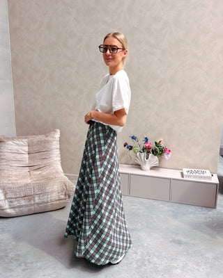 JOLENE CHECK SKIRT - By Lenz