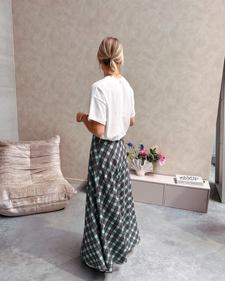 JOLENE CHECK SKIRT - By Lenz