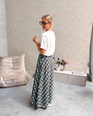 JOLENE CHECK SKIRT - By Lenz