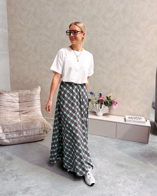 JOLENE CHECK SKIRT - By Lenz