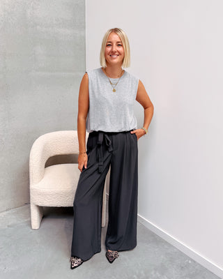 PERFECT BALLOON TOP - GREY - By Lenz