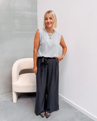 PERFECT BALLOON TOP - GREY - By Lenz