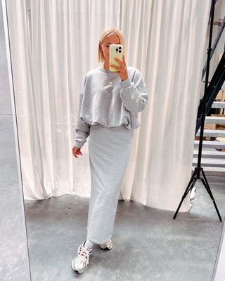 NIKKI COMFY SKIRT - GREY - By Lenz