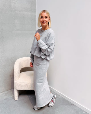 NIKKI COMFY SKIRT - GREY - By Lenz