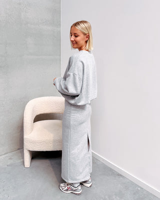 NIKKI BALLOON SWEATER - GREY - By Lenz