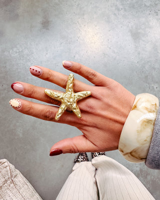 STARFISH RING - GOLD - By Lenz