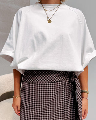 MILO OVERSIZED TEE - WHITE - By Lenz