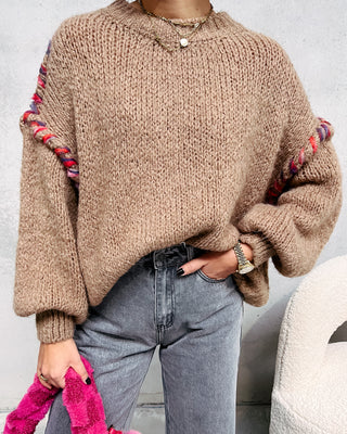 MAXINE KNIT - BROWN - By Lenz