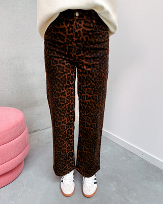 CLAUDIA LEOPARD KNIT - CREAM