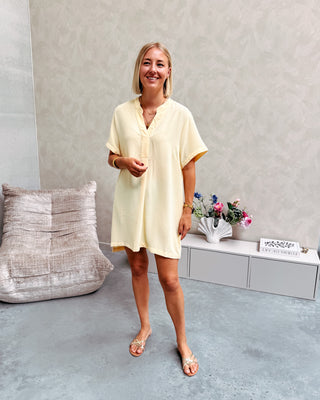 THE EFFORTLESS DRESS - YELLOW - By Lenz