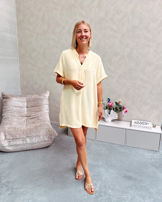 THE EFFORTLESS DRESS - YELLOW - By Lenz