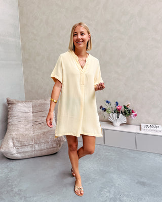 THE EFFORTLESS DRESS - YELLOW - By Lenz