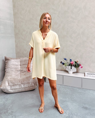 THE EFFORTLESS DRESS - YELLOW - By Lenz