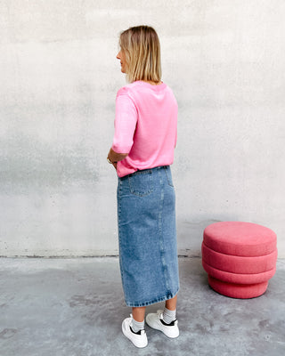 MAY LONG JEANS SKIRT - By Lenz