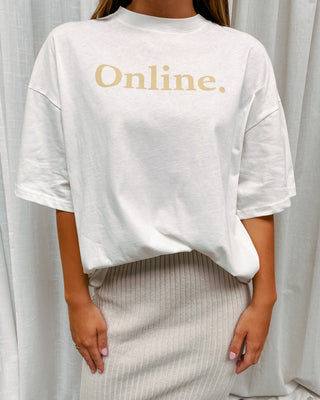 ONLINE TEE - OFF WHITE - By Lenz