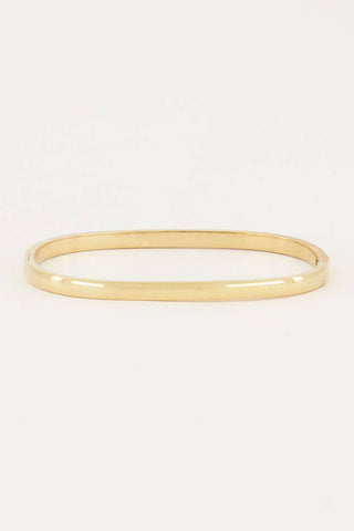 BANGLE FULL GOLD SMALL - By Lenz