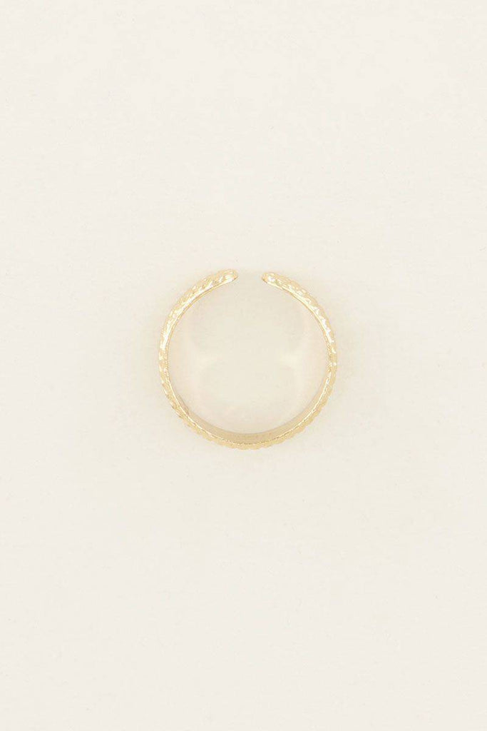 DOTTED RING - GOLD - By Lenz