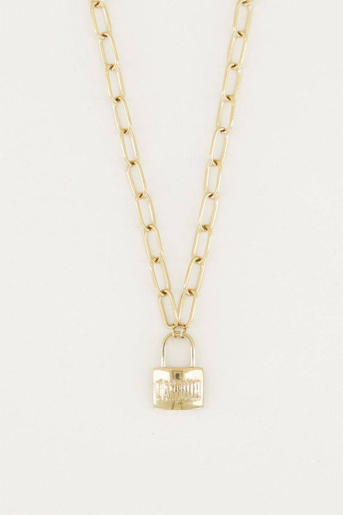 KEY LOCK AMOUR NECKLACE - By Lenz